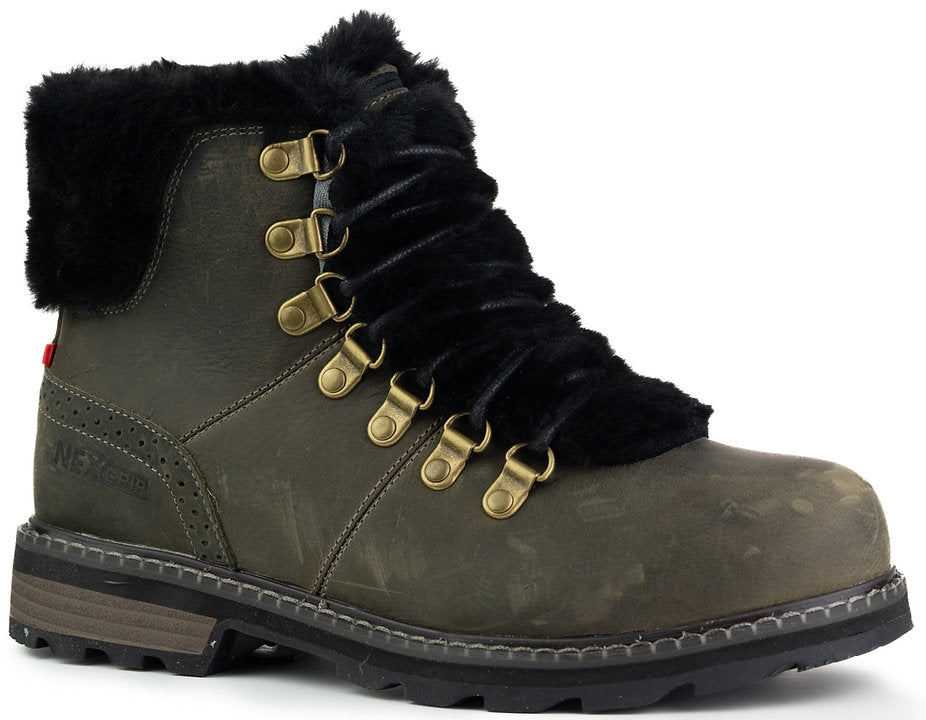 NEXGRIP WOMENS ICE ANGIE COLD WEATHER BOOTS - OLIVE