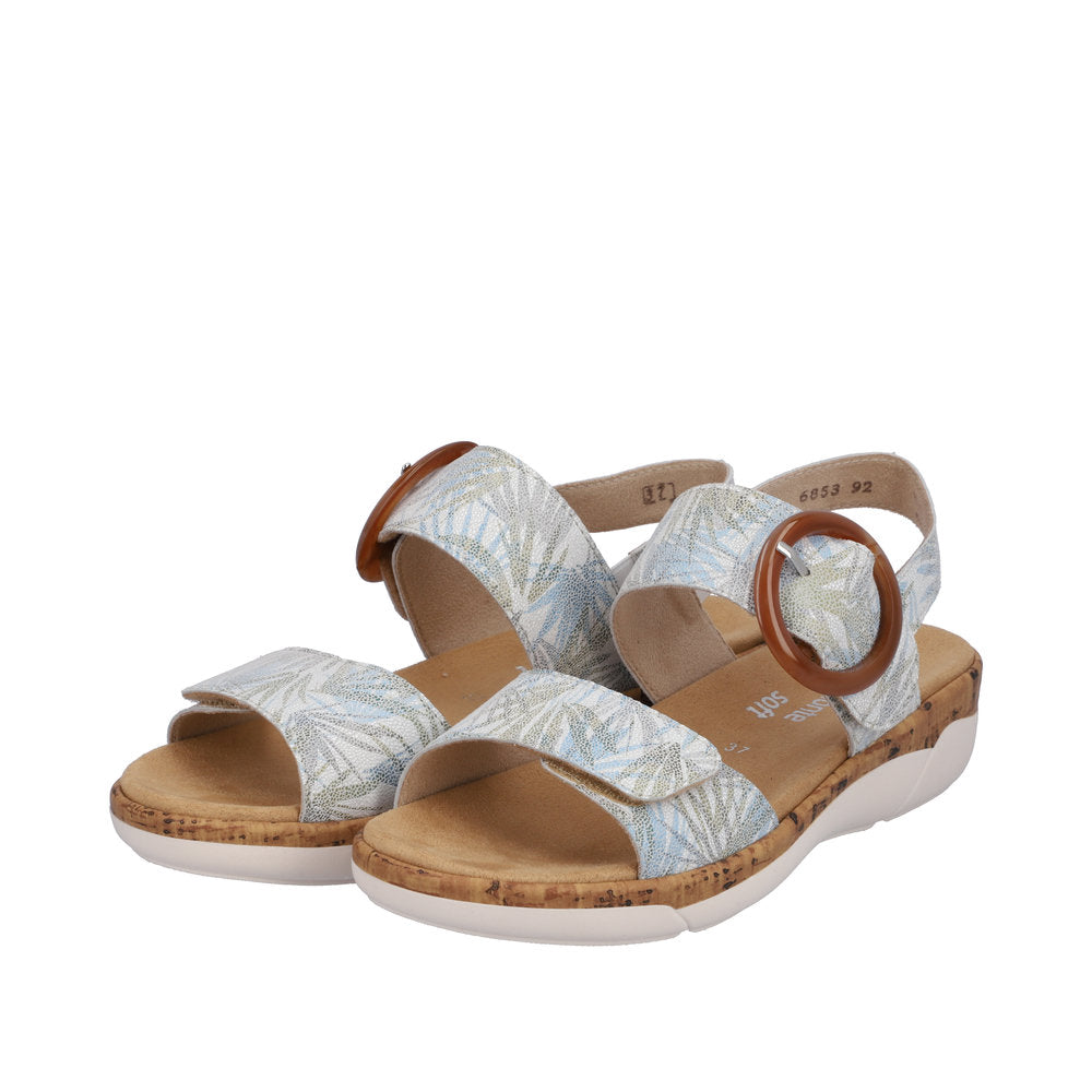 REMONTE R6853 SANDAL - WHITE/BLUE