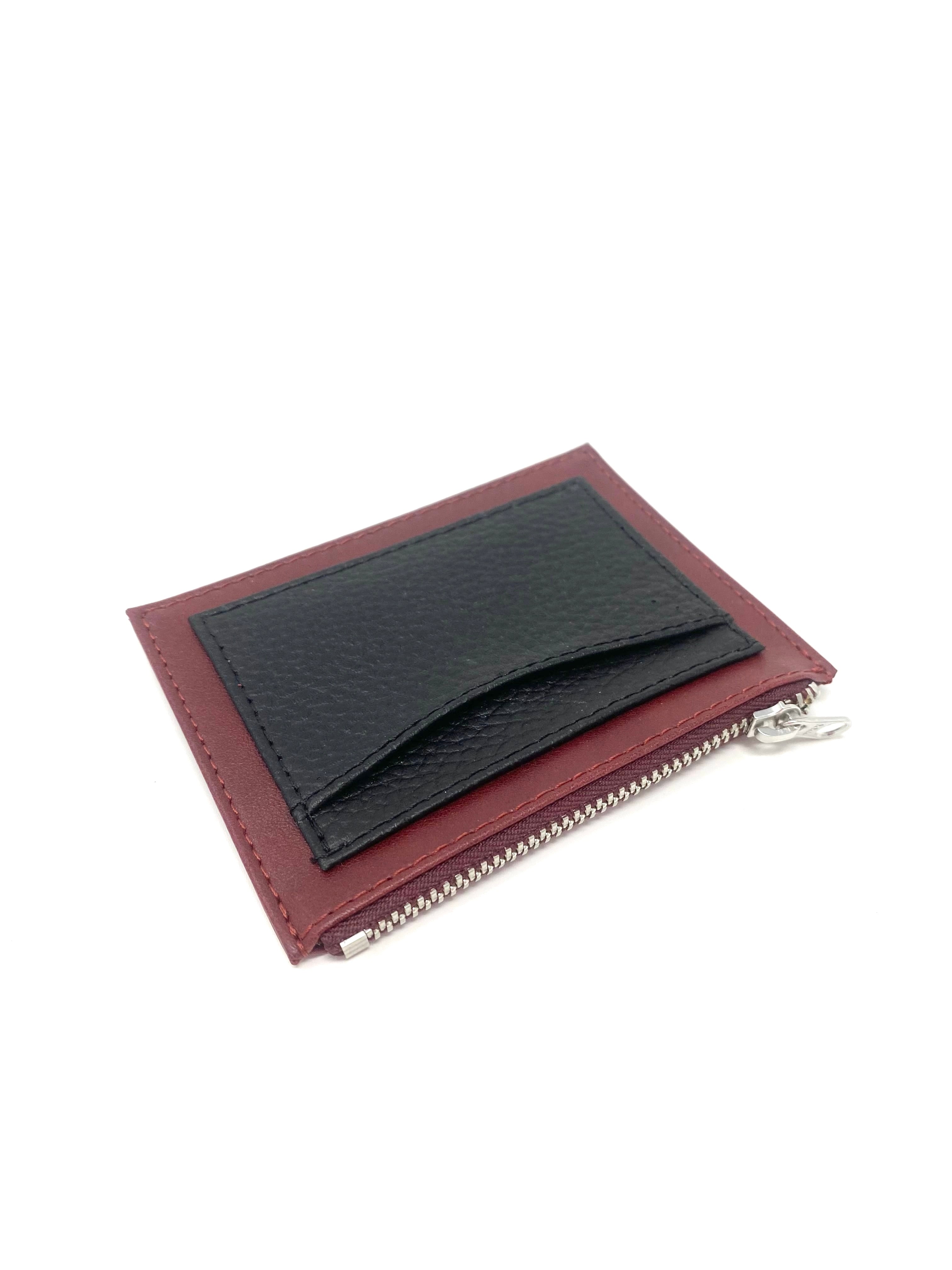 Brit Wallet in Bordeaux/Pebble from Novacas