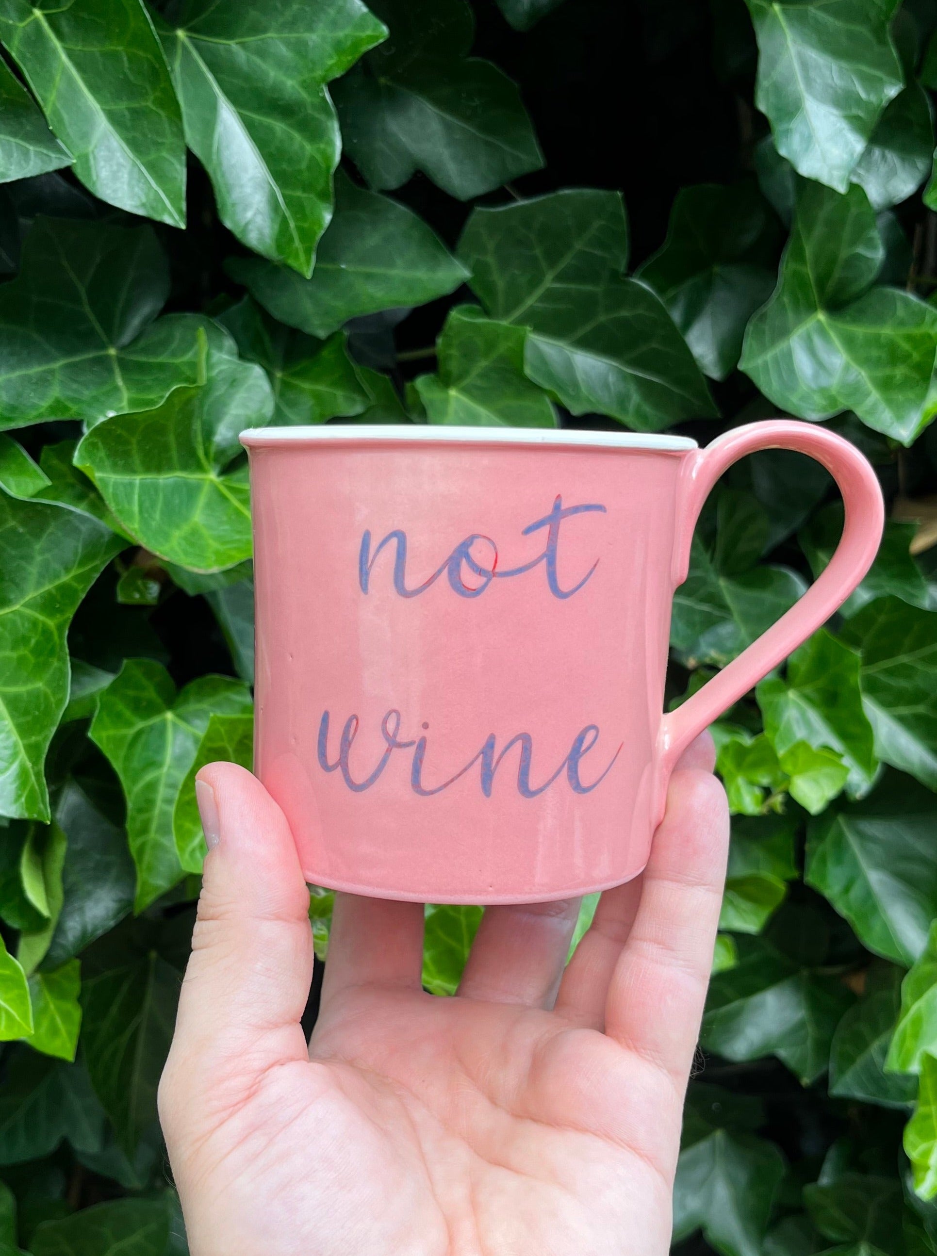 Not Wine Mug from Auburn Clay Barn