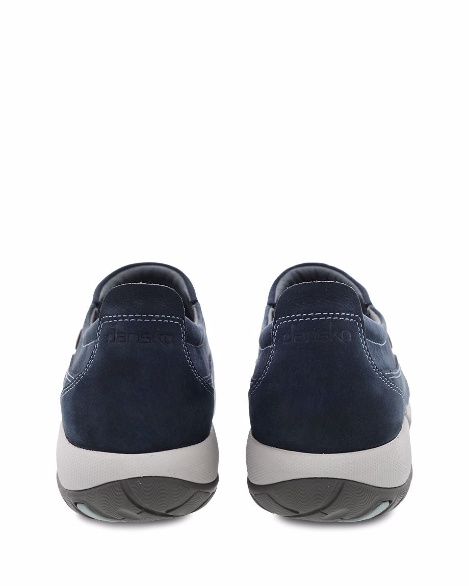 DANSKO PATTI SLIP-ON - NAVY MILLED NUBUCK