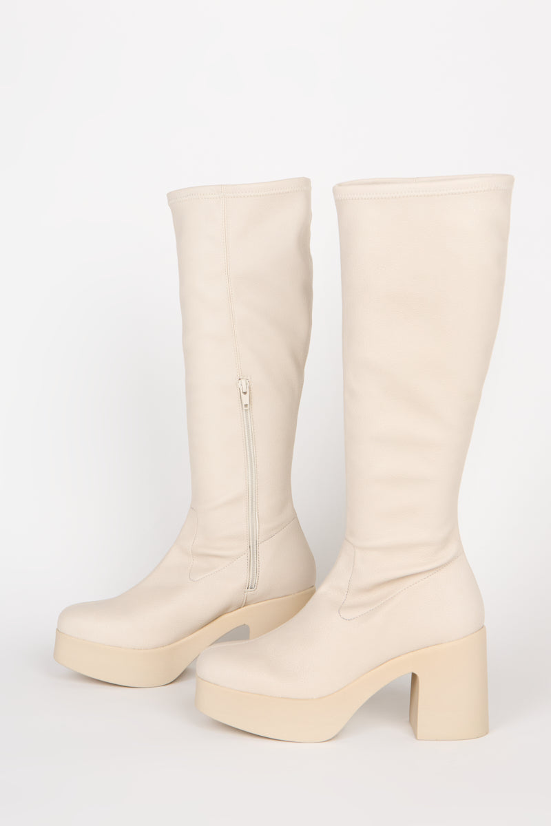 Marz Boot in Cream from Intentionally Blank