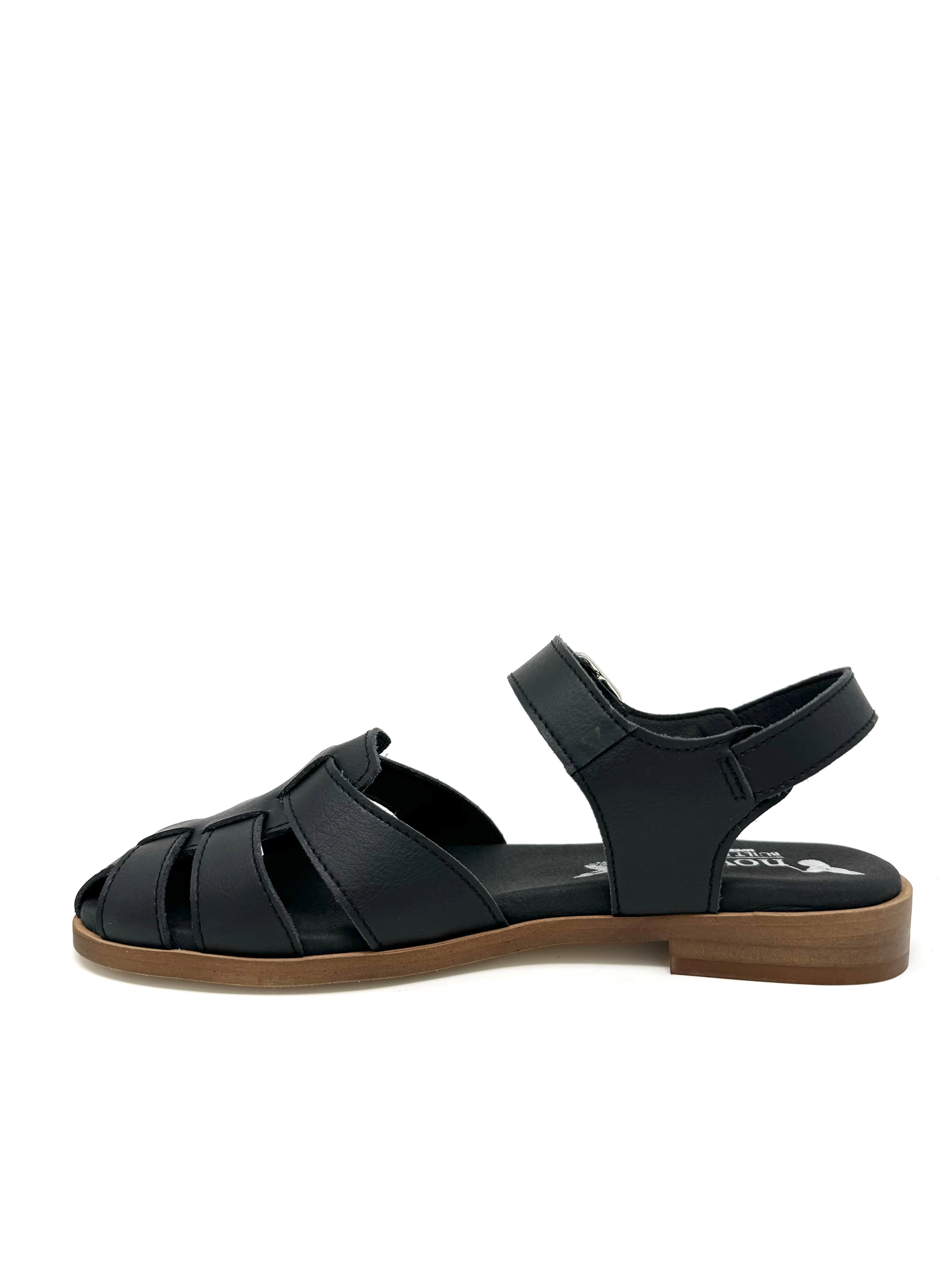 Frankie Sandal in Black from Novacas