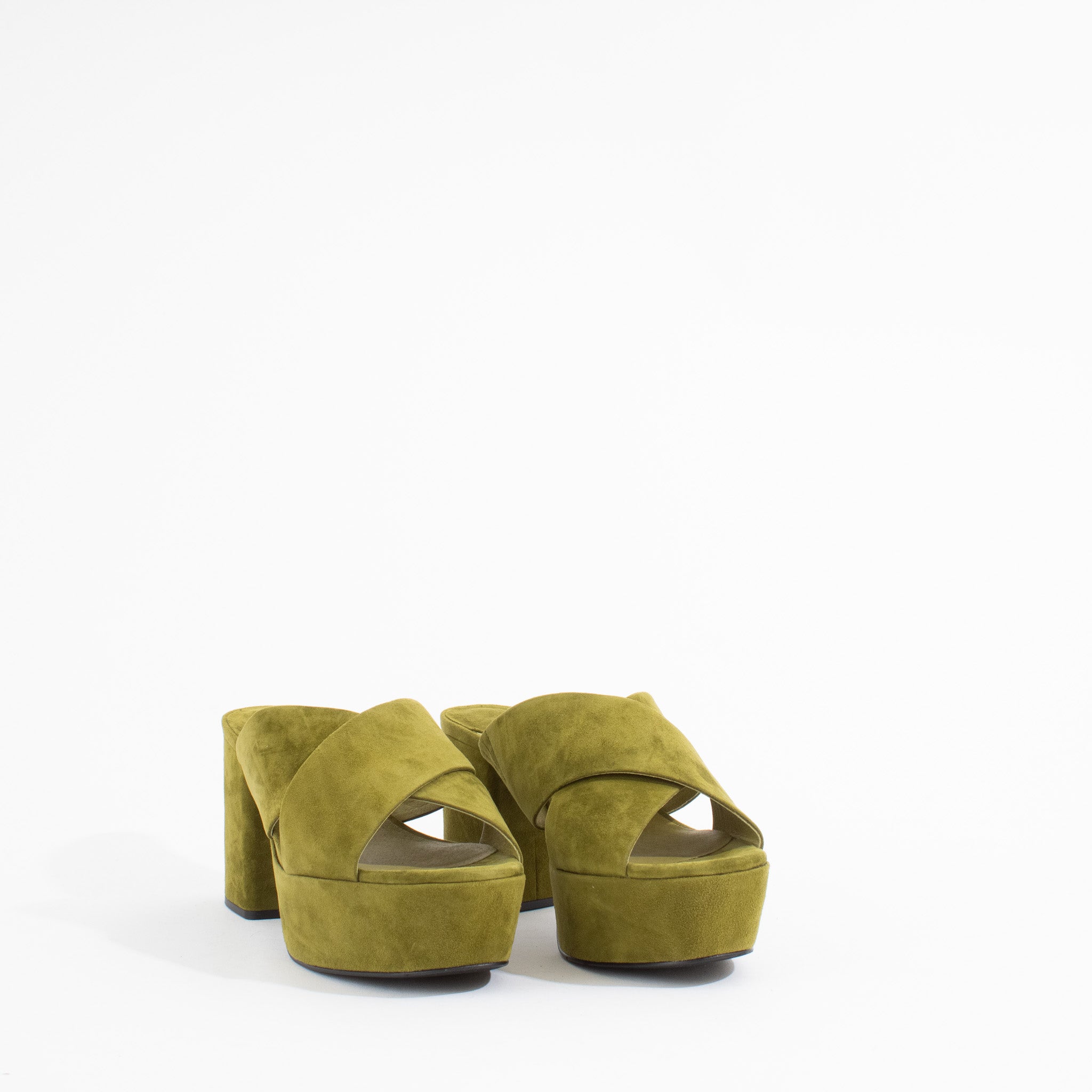 COERCE | OLIVE SUEDE