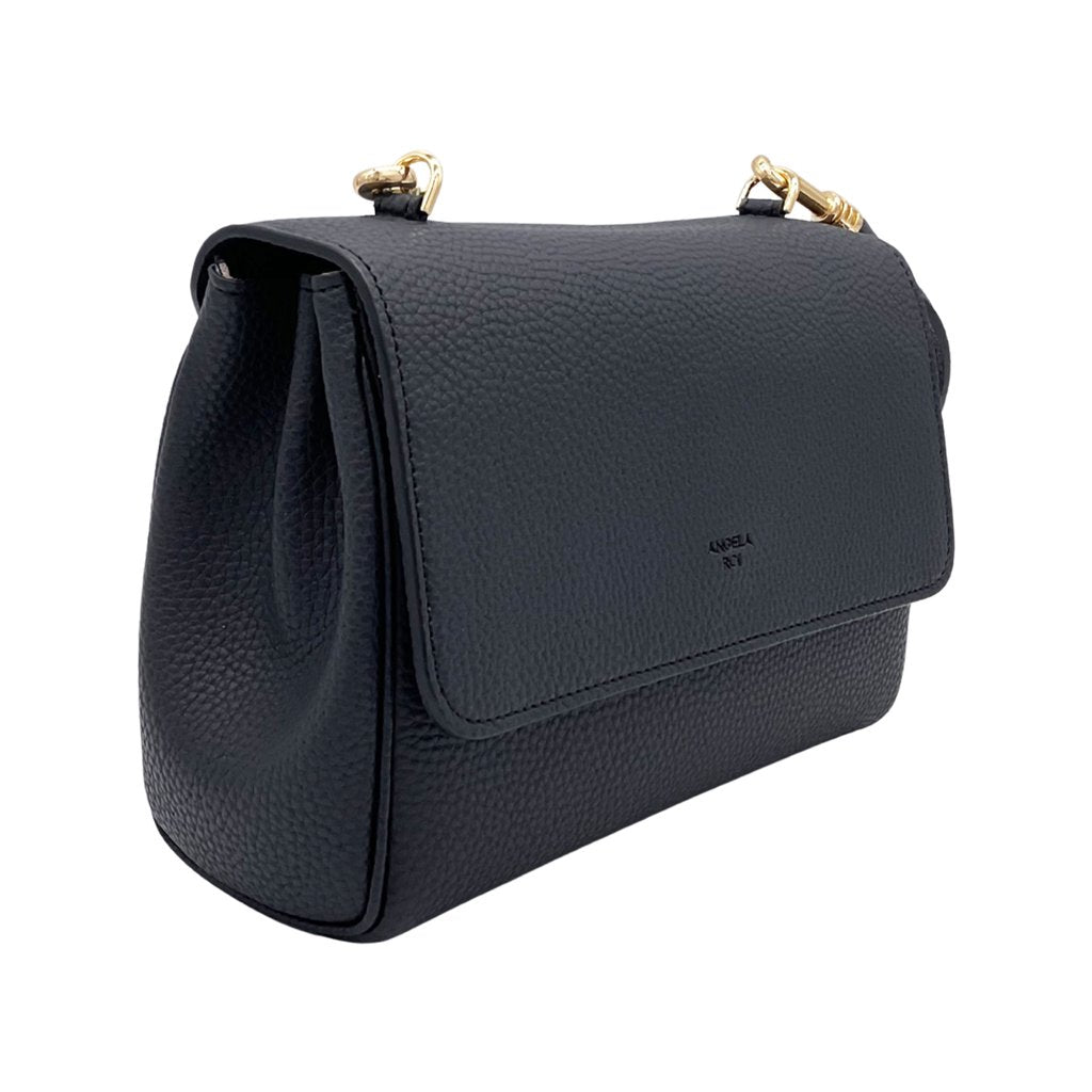 Eloise Soft Satchel in Black from Angela Roi