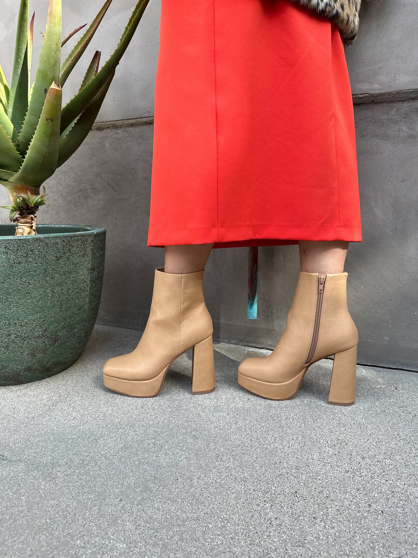 Nobody But You Boot in Beige from BC Footwear