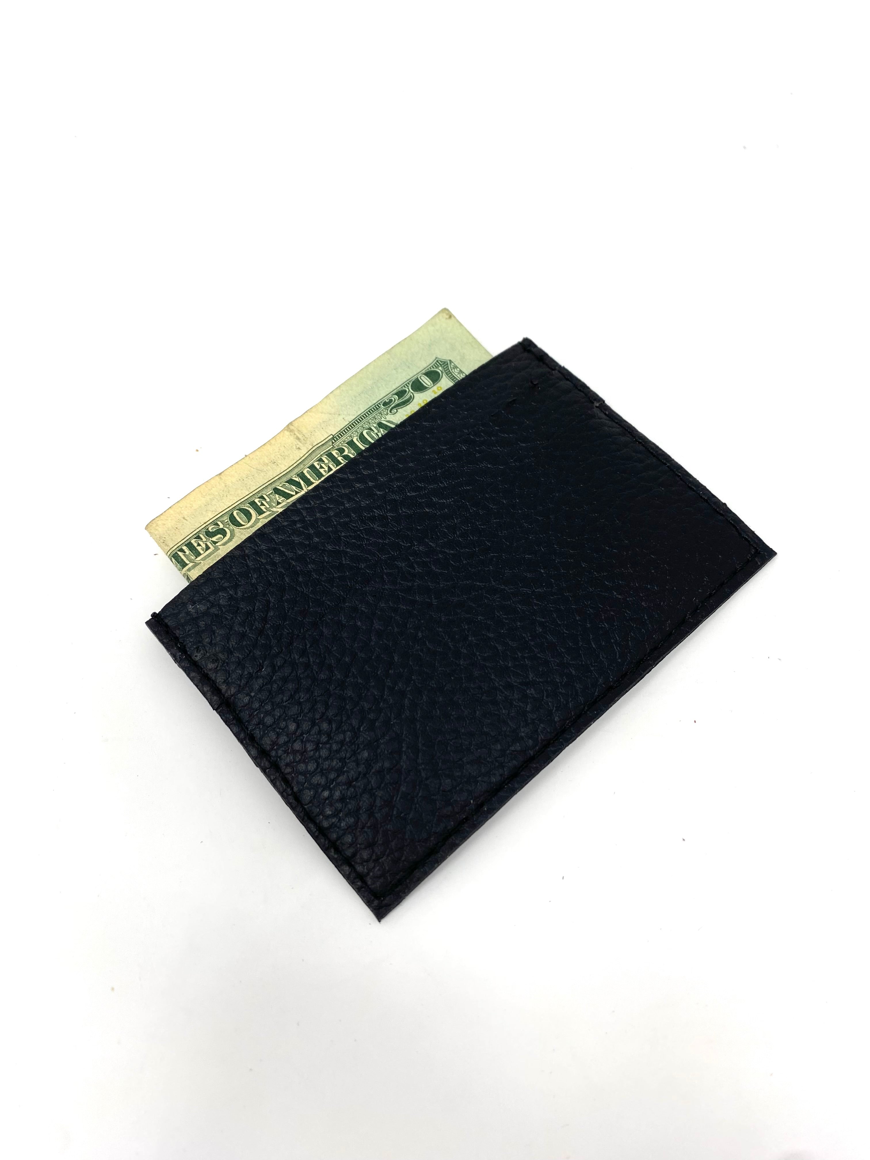 Boris Cardholder in Black Pebble from Novacas