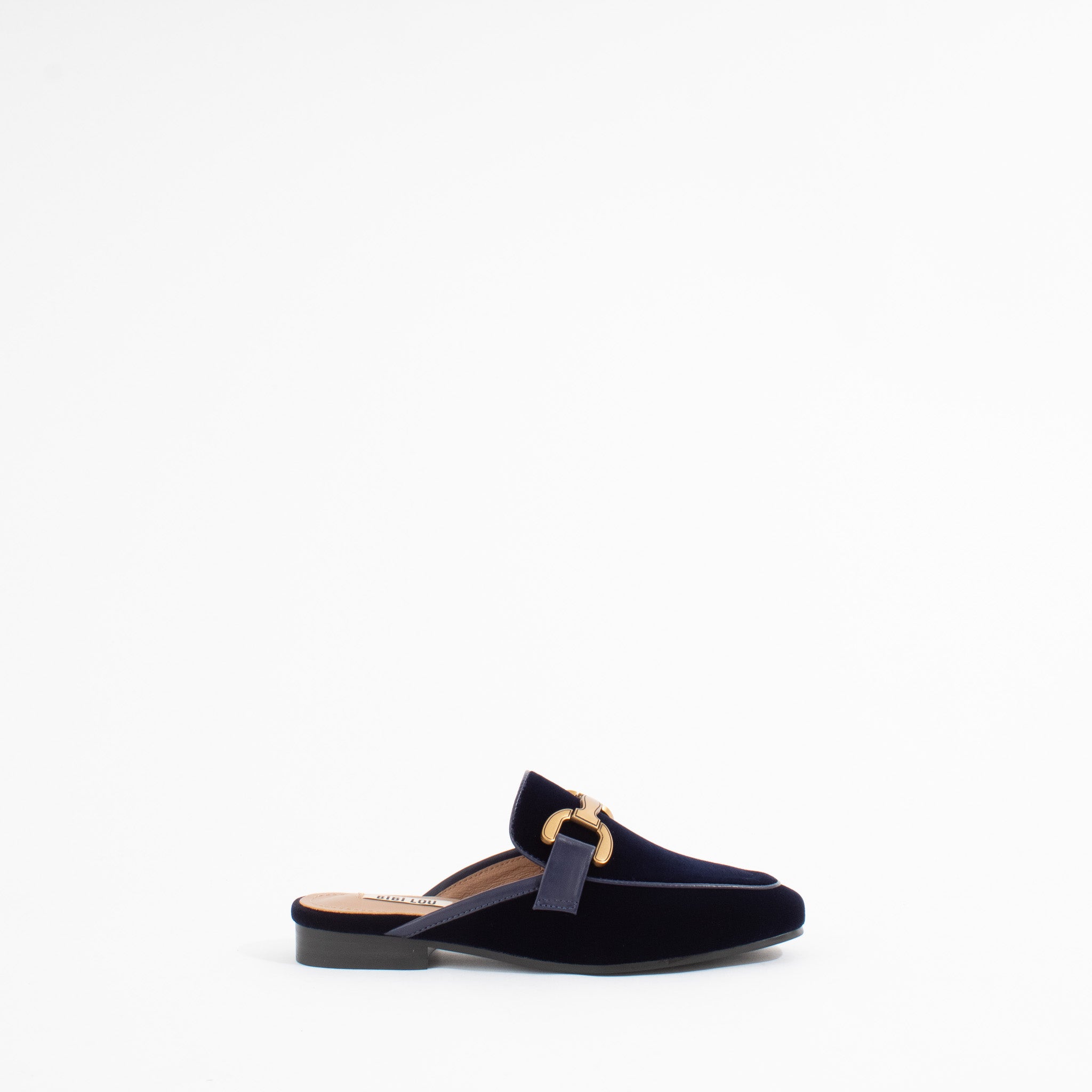 VELA SLIPPER | NAVY VELVET