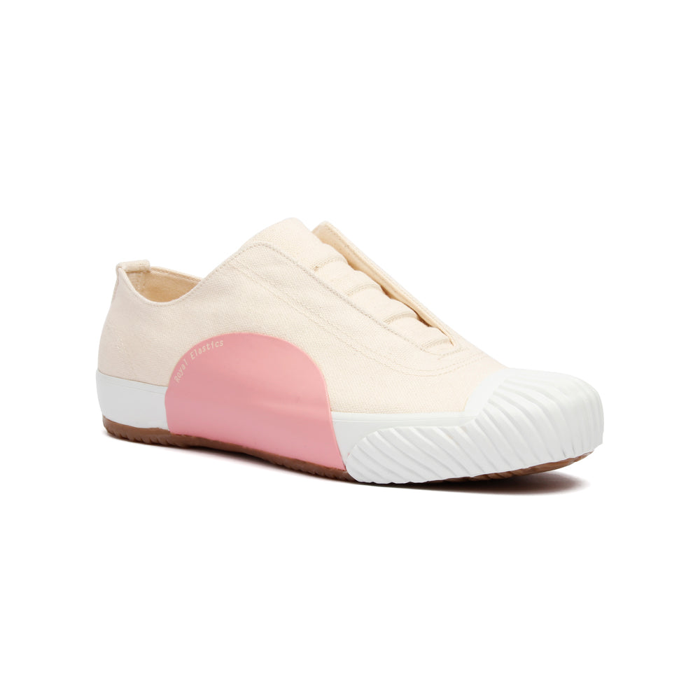 Women's New York Beige Pink Canvas Low Tops 93982-010