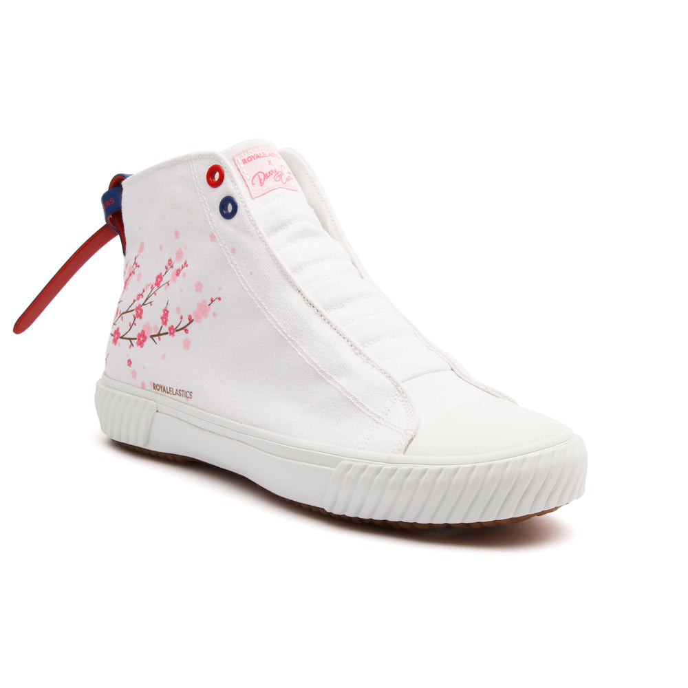 Men's Harajuku Sakura White Canvas High Tops 04783-001