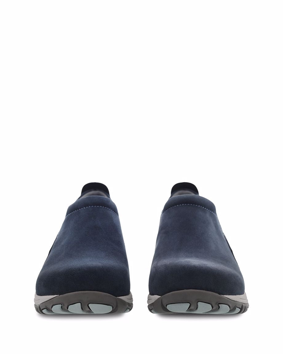 DANSKO PATTI SLIP-ON - NAVY MILLED NUBUCK