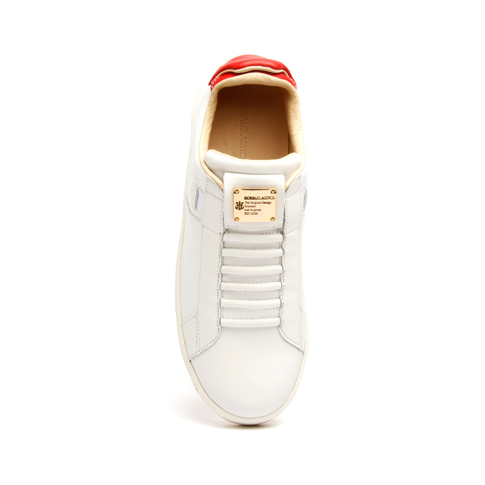 Women's Icon SBI White Red Leather Sneakers 92583-081