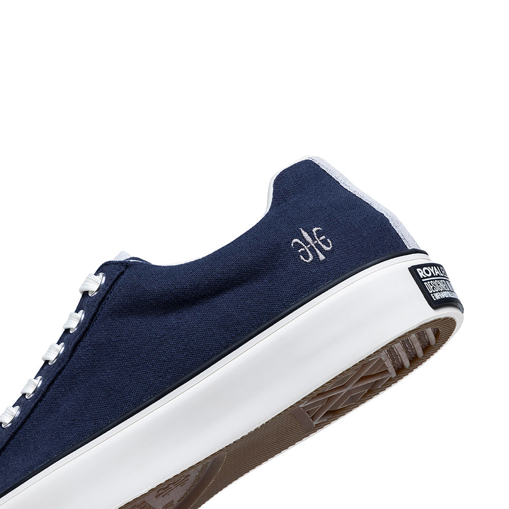 Men's Zone Blue Canvas Low Tops 00821-555