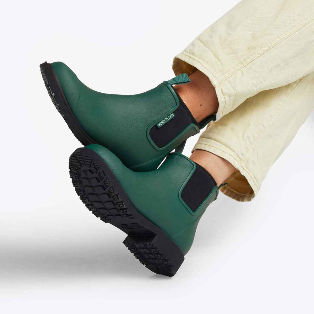 Bobbi Rain Boot in Alpine Green from Merry People