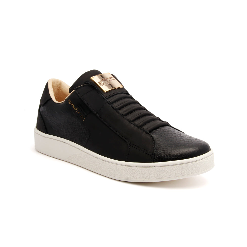 Men's Adelaide Black Leather Sneakers 02683-990