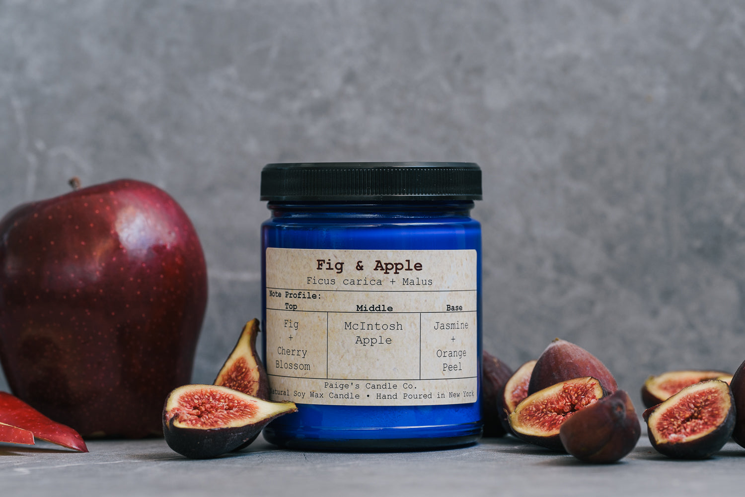 Fig & Apple Soy Candle from Paige's Candle Co.