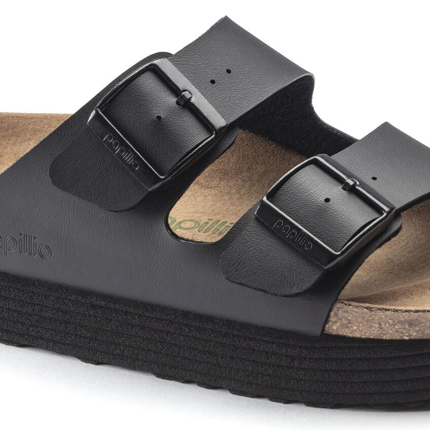 Arizona Platform Vegan in Black from Birkenstock