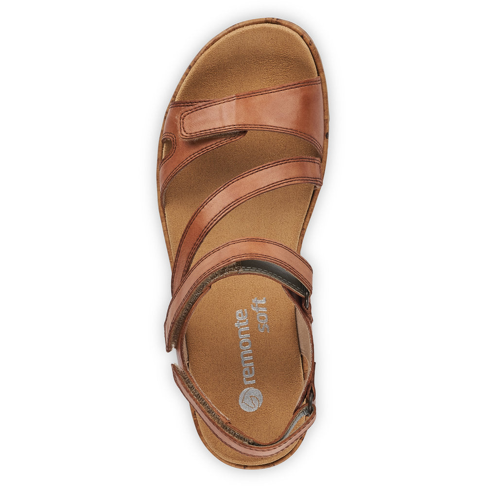 REMONTE R6850 SANDAL - BROWN