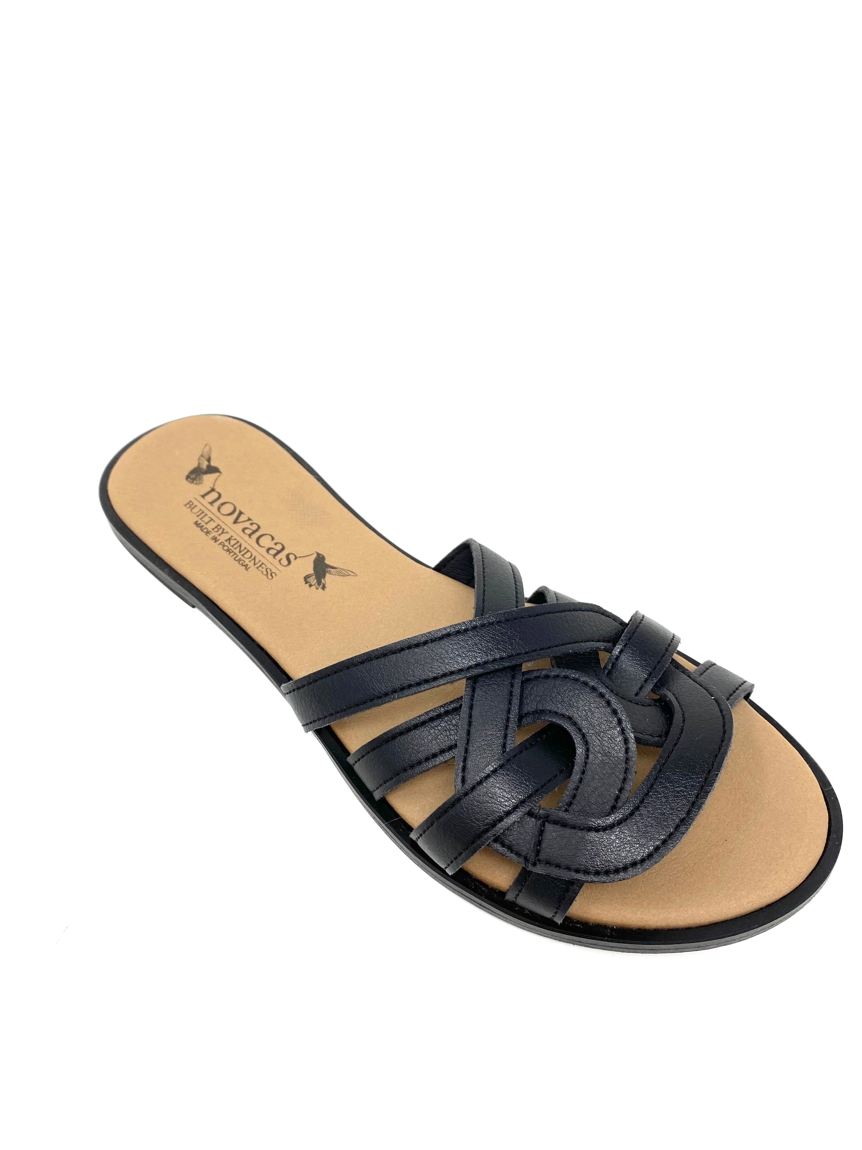 Clarissa Slide in Black from Novacas