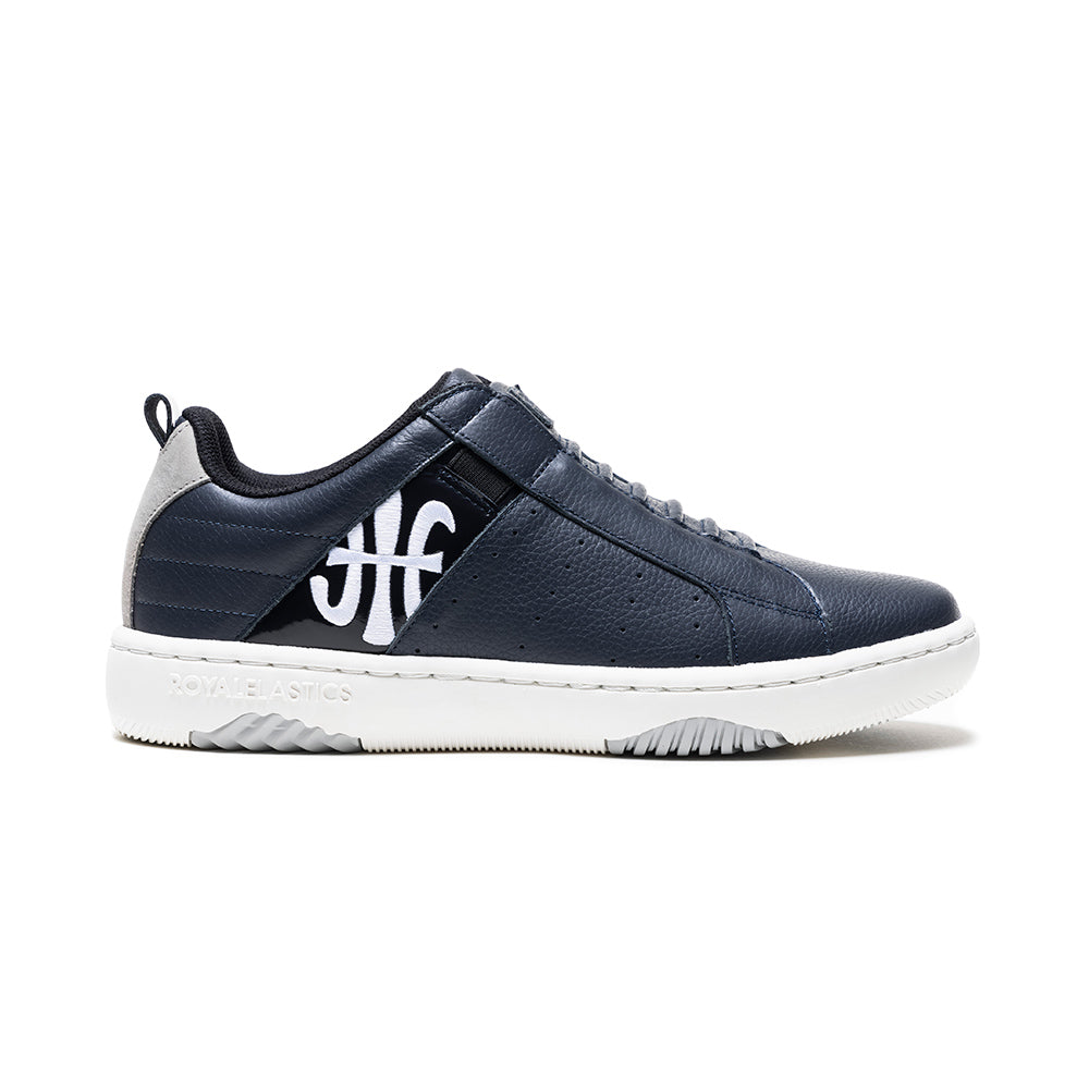 Men's Icon 2.0 Dark Blue Logo Leather Sneakers 06523-557