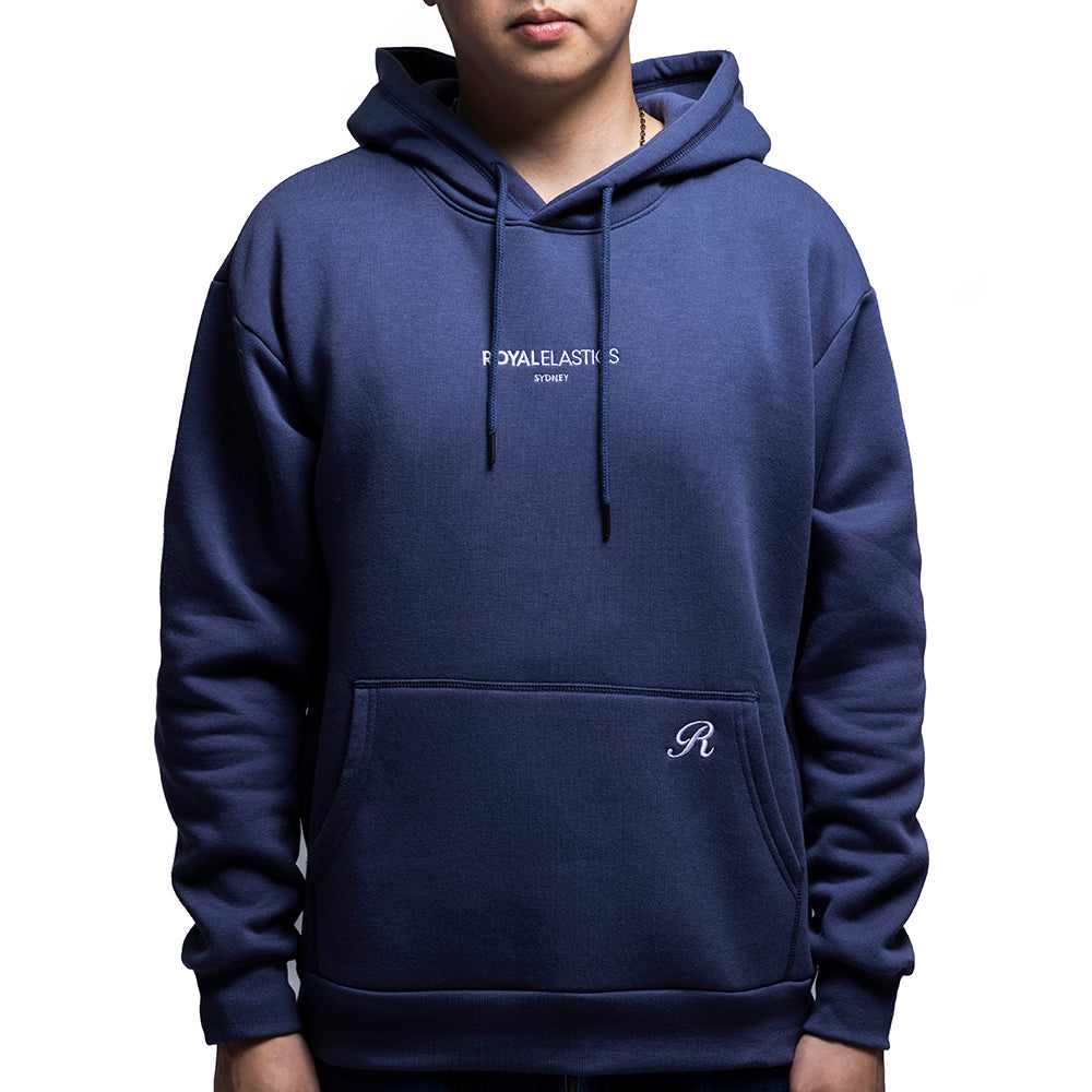 Unisex Hoodie Indigo R36100-555