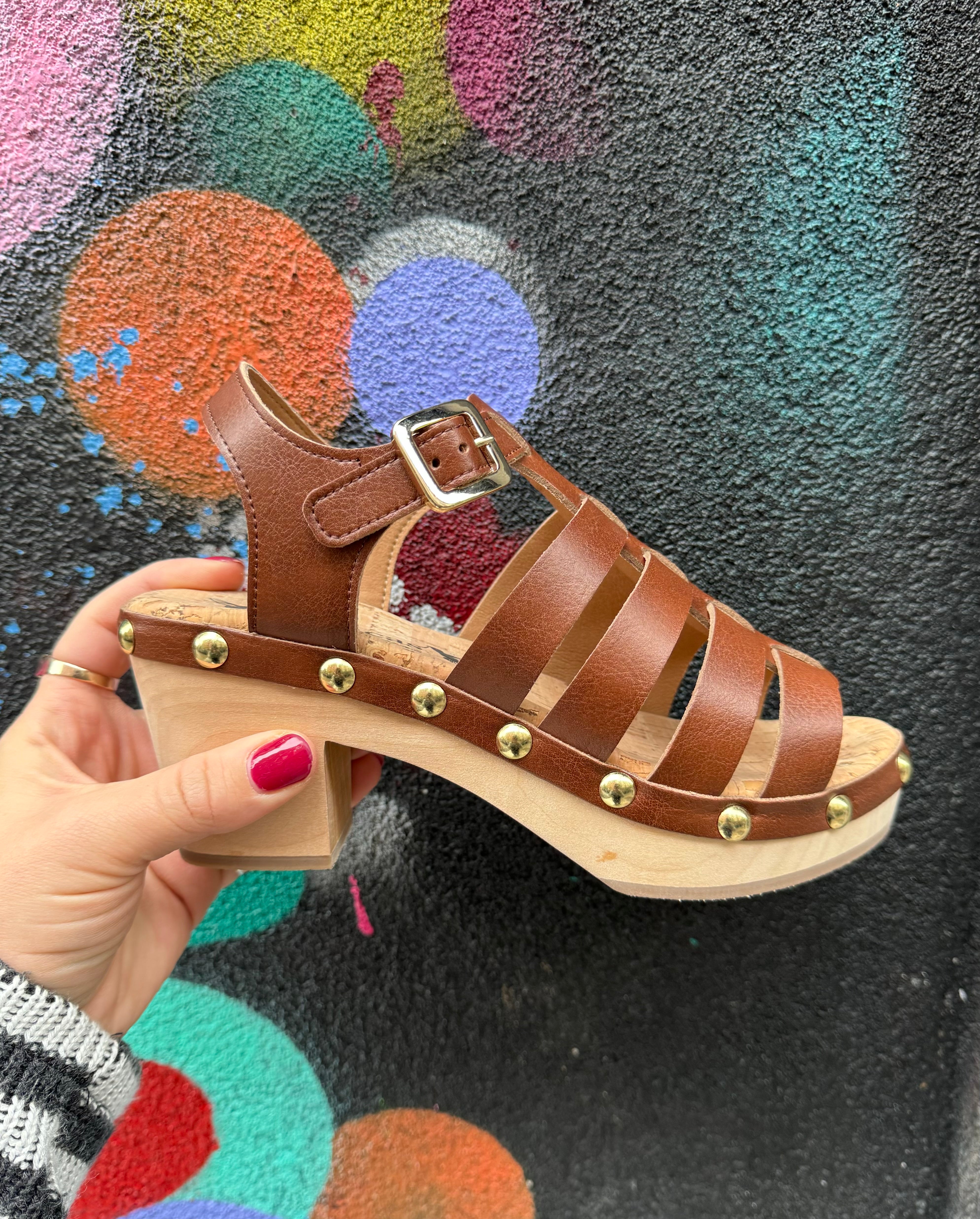 Sawyer Clog in Tan from Novacas