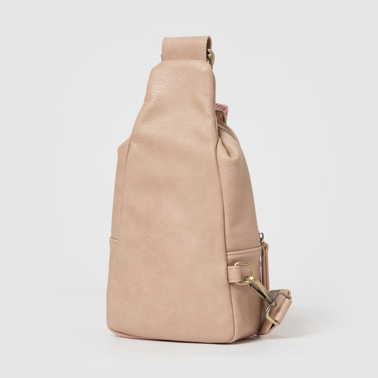 Liberty Sling Bag in Taupe/Pink from Urban Originals