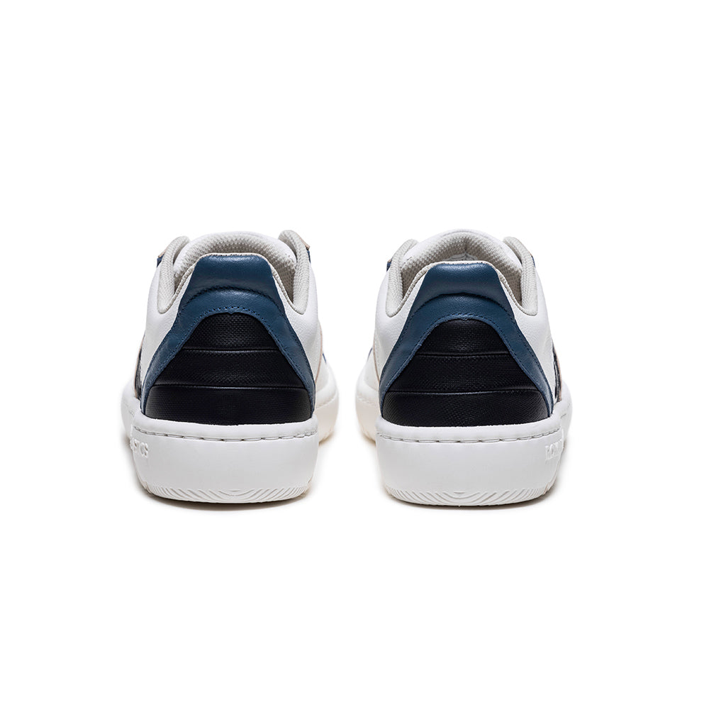 Men's Icon 2.0X White Black Blue Leather Sneakers 06323-095