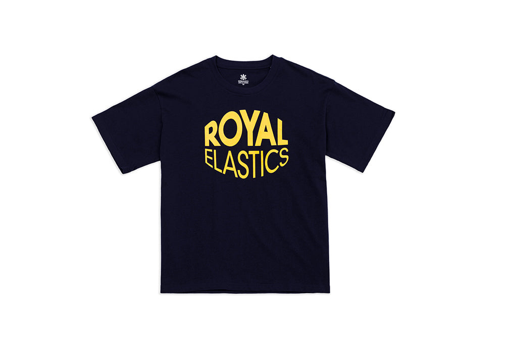 Loose Fit Unisex Logo T-shirt Navy Blue R31132-553