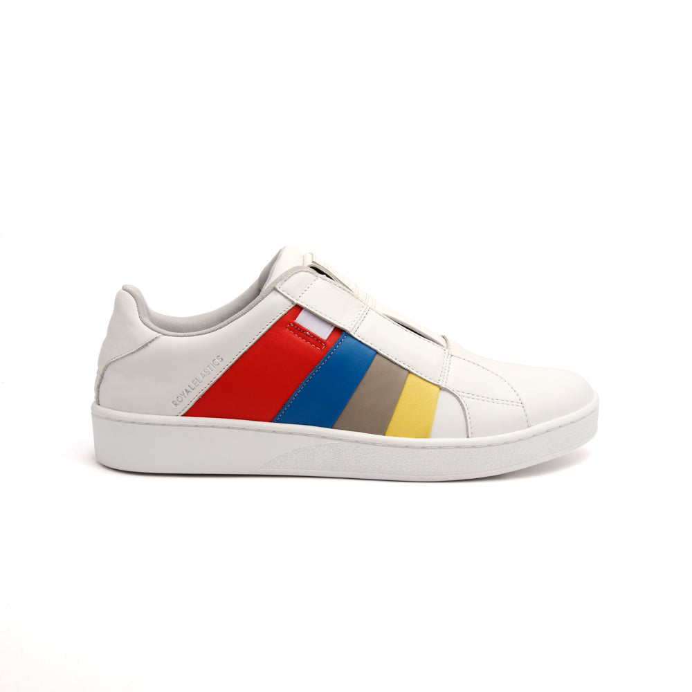 Men's Prince Albert Multicolored Leather Sneakers 01483-153