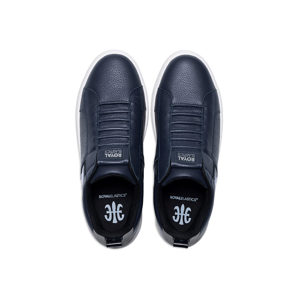 Men's Icon 2.0 Dark Blue Logo Leather Sneakers 06523-557