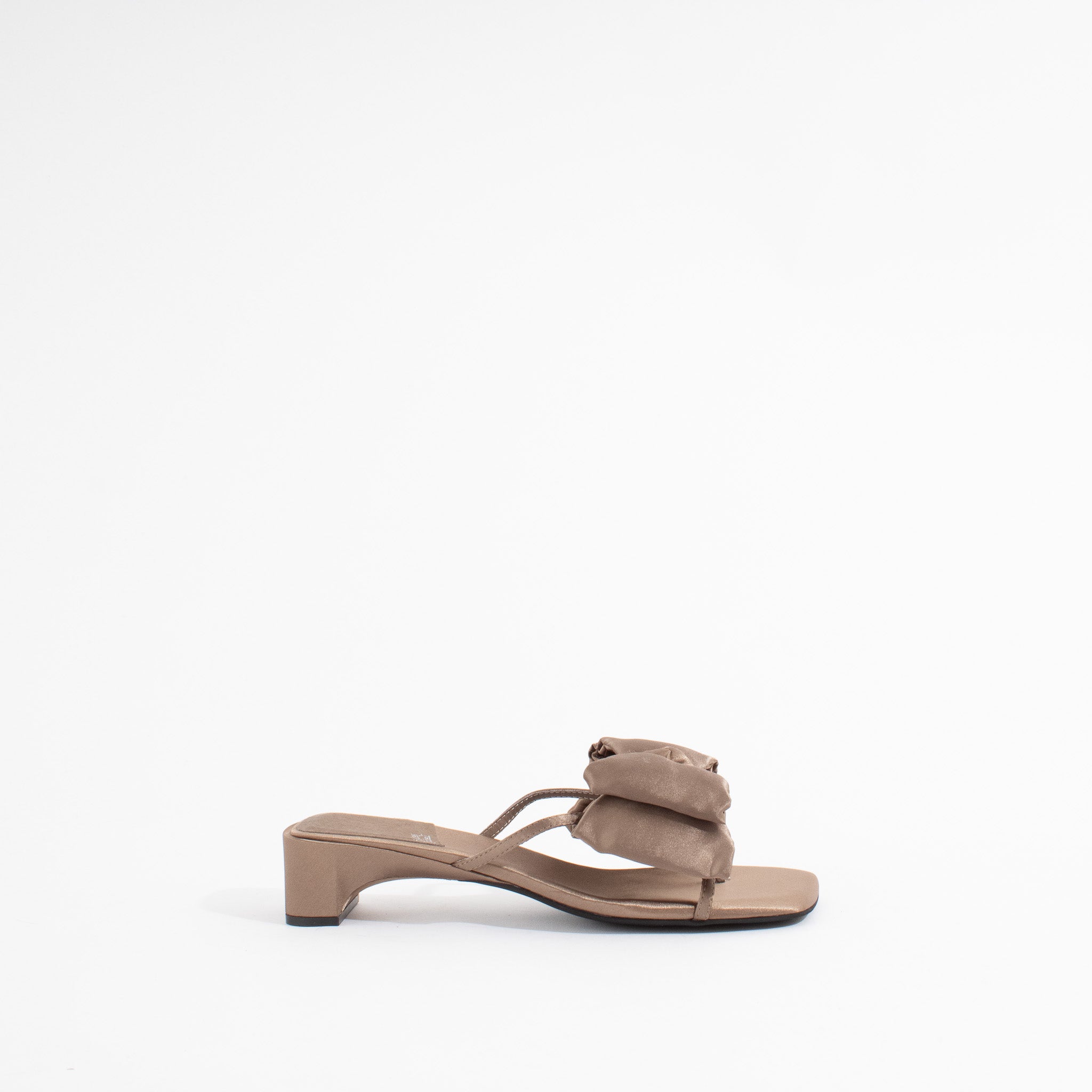 PRIM BOW | BROWN SATIN