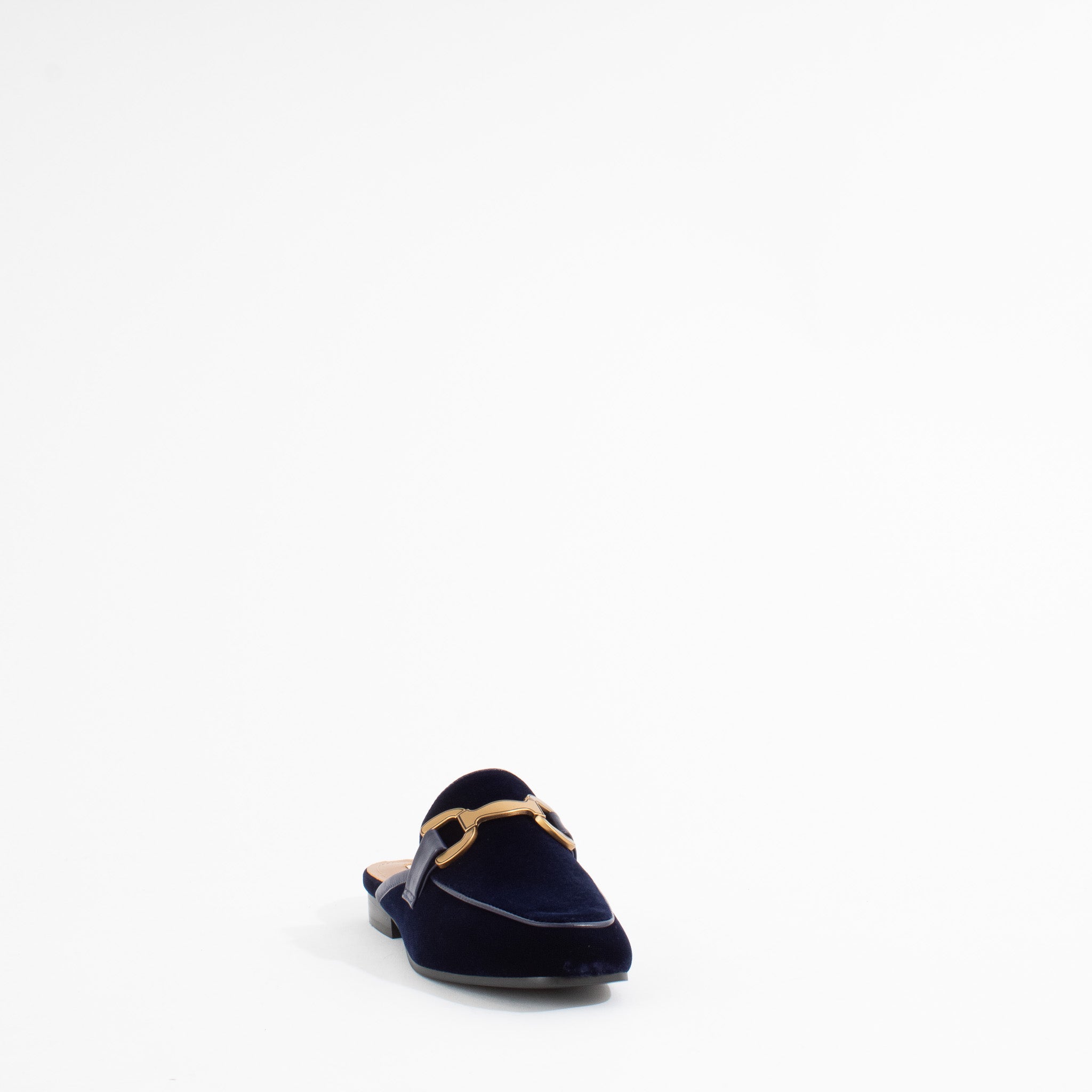 VELA SLIPPER | NAVY VELVET