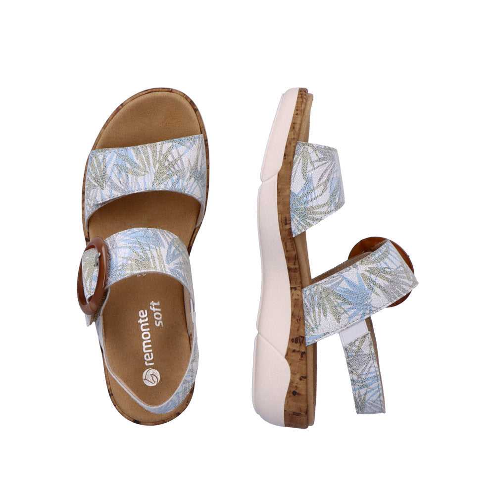 REMONTE R6853 SANDAL - WHITE/BLUE