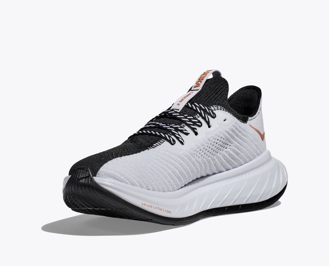 HOKA MENS CARBON X 3 - BLACK/WHITE