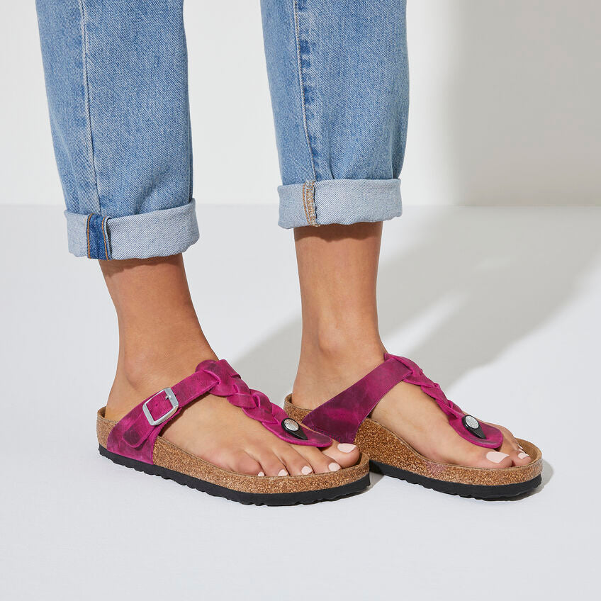 BIRKENSTOCK GIZEH BRAID - FESTIVAL FUCHSIA