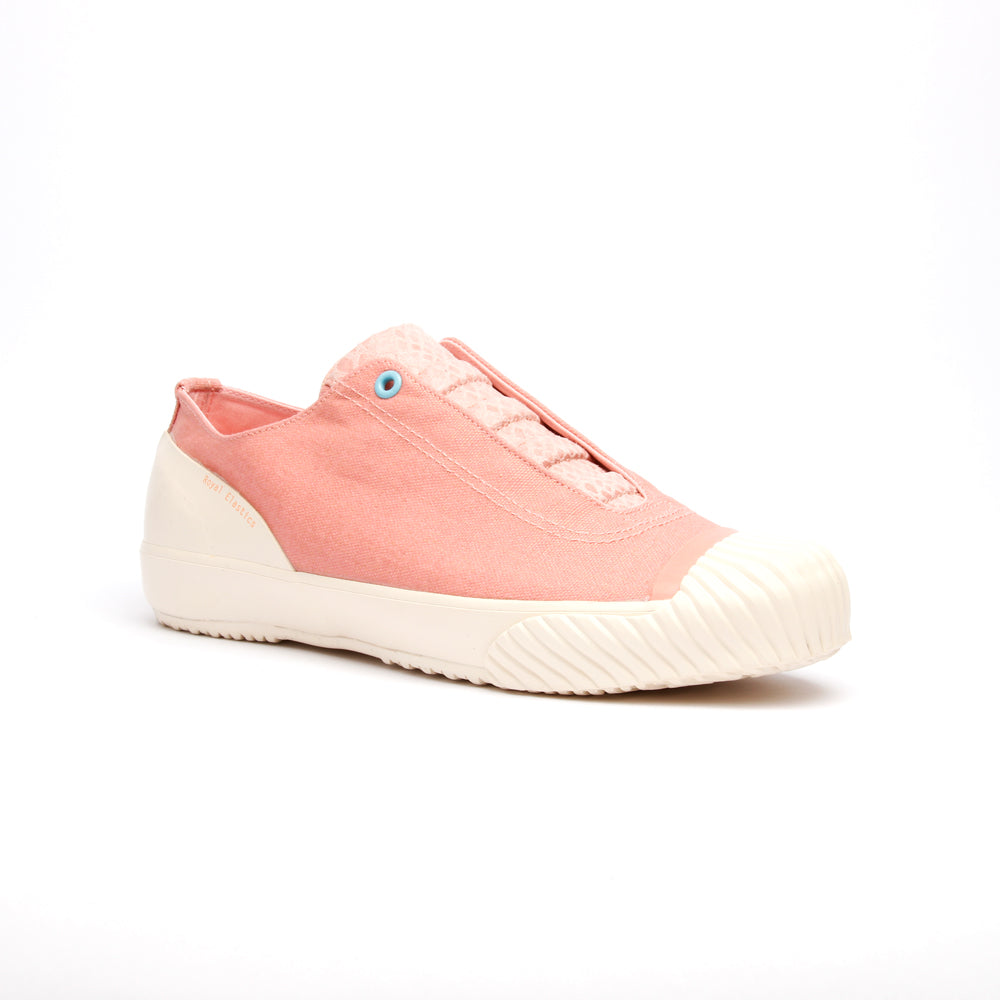 Women's London Pink Beige Canvas Low Tops 93582-101