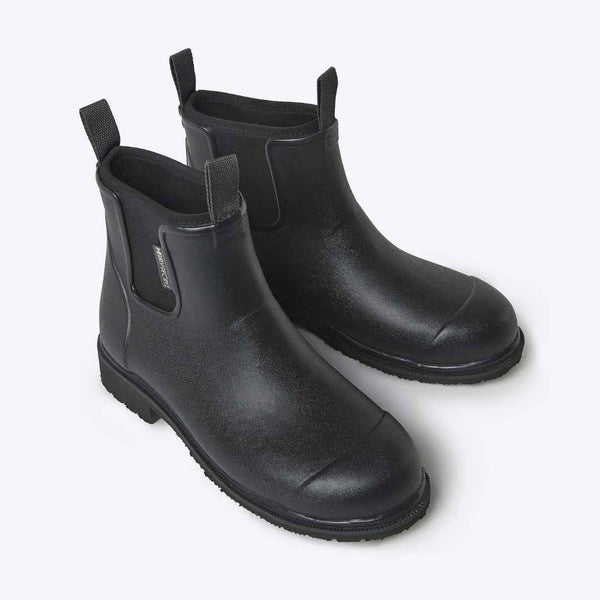 Bobbi Rain Boot in Black from Merry People