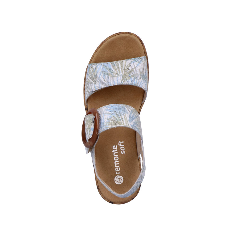 REMONTE R6853 SANDAL - WHITE/BLUE